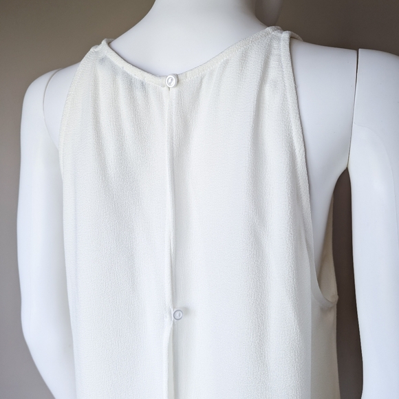 American Apparel Crepe Open Back High Neck Tank Top - Picture 5 of 14